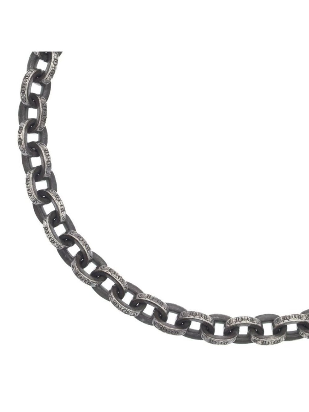 Chrome Hearts Paper Chain Necklace Silver